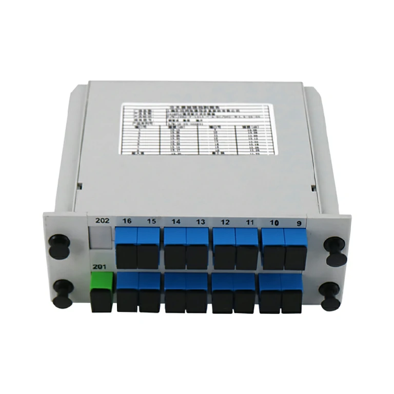 Insert-type PLC splitter